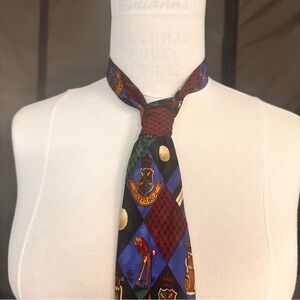 Addiction Silk Golfing Mens Tie Novelty Necktie Golf Bag Preppy Navy Multicolor